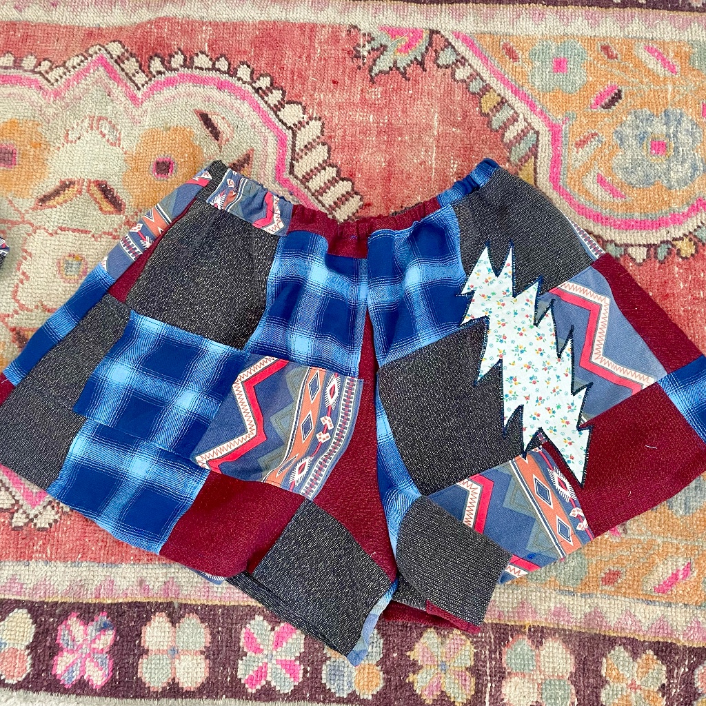 Grateful Dead Patchwork Shorts